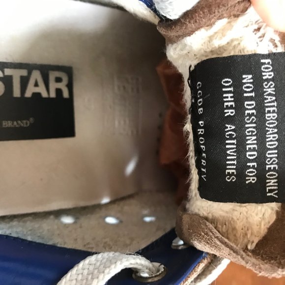 Golden Goose Brown and Cream Sneakers - Picture 3 of 12